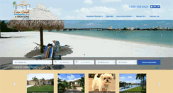 Desktop Screenshot of capecoral4vacation.com